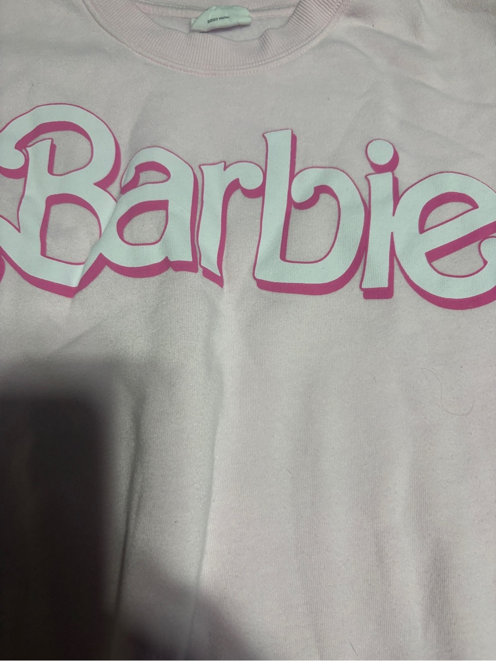 Barbie Light Pink Logo Sweatshirt - Picture 3 of 4